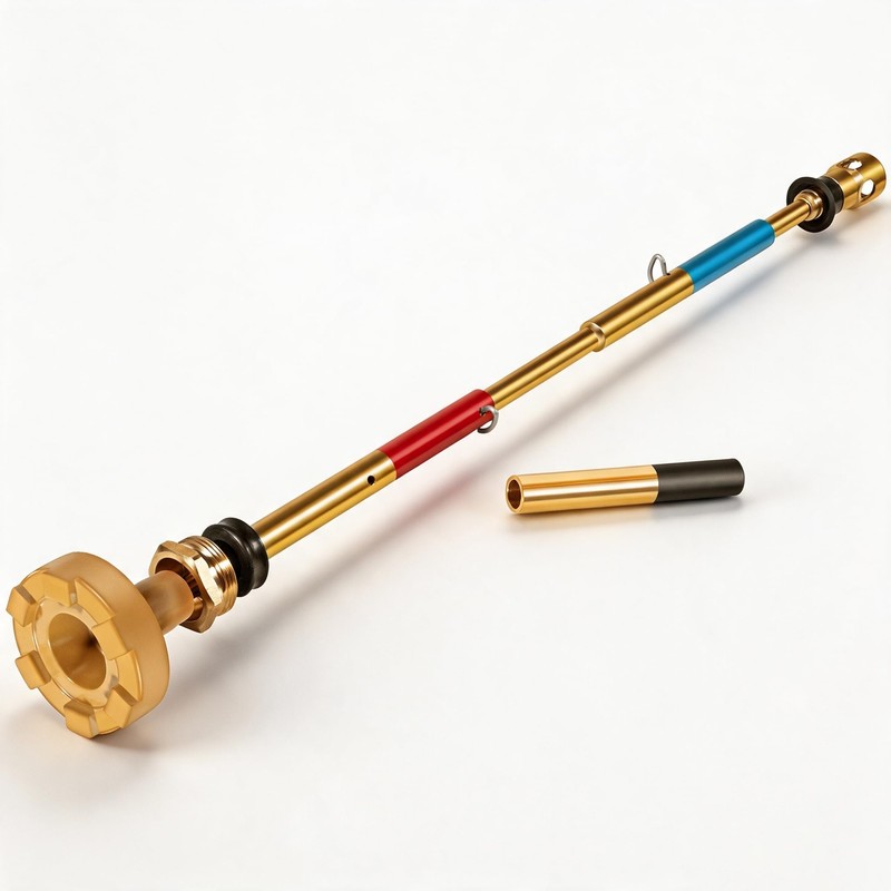 yourour RK-ADJ-PRV Rod Kit Metal Handle, Adjustable Rod with Pressure