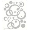 Warm Grey Wall Vinyl Sticker Decal Circles, Bubbles, Dots 25+