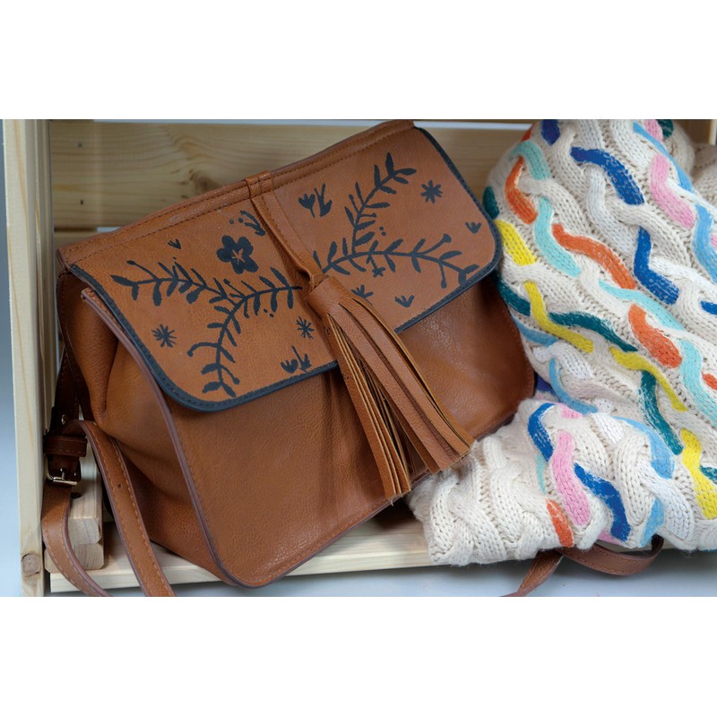 Pébéo 803407 7A Fabric Marker Brush Tip 1mm Light Blue