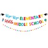 Elementary School Graduation Decorations 2025, Bye Bye Elementary Hello Middle