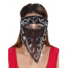 Arabic Bedouin Mask Face Veil Folklore Dance Jewellery Orient Carnival