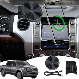 wincar for Toyota Tundra Magnetic Wireless Charging Phone Mount Made for Toyota Tundra 2014-2021