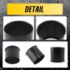 DewFlew 2Pcs 5.15" Push Through Wheel Center Caps Stainless Trailer