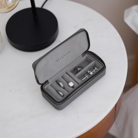 Stackers Slate Grey Medium Jewellery Travel Box