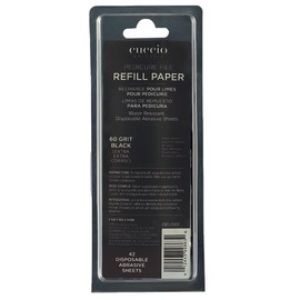 Cuccio 42 x Refill Black 60 Grit for Stainless Steel Pedicure File