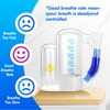 Incentive Spirometer Adult,Breathing Exercise Device for Lungs,Breathing Trainer,Spirometer Lung Exerciser-5000ml