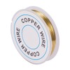 PandaHall Accessory Wire, Wire Diameter 0.01 inch (0.3 mm), Copper