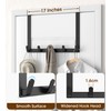 KitchLife Long Over The Door Hooks Hanger with 15.75" Extended