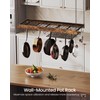 CHOEZON Hanging Pot Rack, Ceiling Wall Mounted Pot Rack for