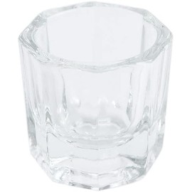 Nail Art Acrylic Liquid Powder Dappen Dish Glass Cup Manicure Liquid and Powder Holder Mixing Container for Acrylic Nails False Nails and Accessories(ZS250)