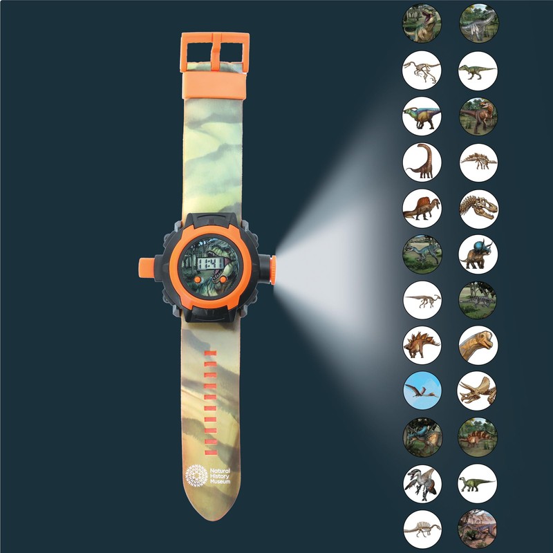 Brainstorm TOYS Natural History Museum Dinosaur Projector Watch - Projects