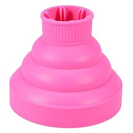 Universal Plegable Secador de Pelo Cabello Difusor Difusor de Cubierta Herramienta de Peluquería Rizado Casing Salon Hogar Peluquería Herramienta de Soplado(Rosado)