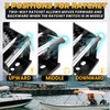 23FT Strap Boat Trailer Winches，2-Way Ratchet System Designed for Heavy-Duty