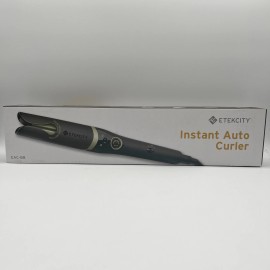 Etekcity Automatic Hair Curler Curling Iron Wand - Black - 2 Pack