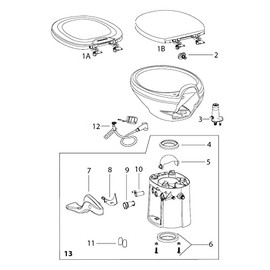 THETFORD 42135 Base Kit - White