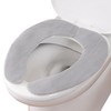 【Made in Japan Deodorizing Washable】Sanko Non-Slip Fluffy Type Toilet Seat