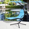 Outdoor Hanging Lounge Chair Replacement Cushion Cover and Umbrella Fabric,
