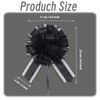 RONGZUBAT 6pcs 7inch Large Pull Bows Wrapping Pull Bow Ribbon