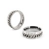 Generic Luxfancy Anillo Viking de runas vikingas de acero inoxidable