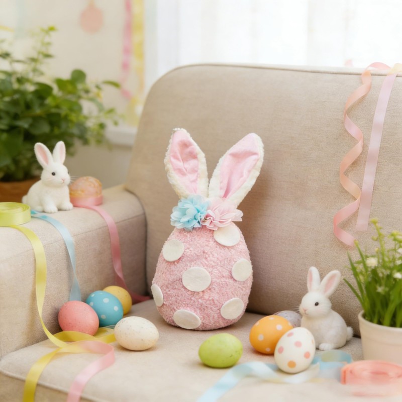 Easter Christmas Tree Topper Decorations, 9 Inches Large Easter Christmas