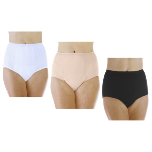 Wearever 3-Pack Women's Assorted Maximum Absorbency Reusable Bladder Control Panties 8XL (Fits Hip: 61-63")