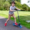 Ozbozz Nebulus Adjustable Scooter: Blue & Black - Kids Two