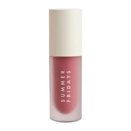 Summer Fridays Summer Fridays Dream Lip Oil - Tinted Lip Oil with Moisturizing Sheer Coverage, High-Shine and Deep Hydration - Non-Sticky Formula for Long-Lasting Softness - Soft Mauve (0.15 Oz)