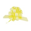 Homeford Snow Pull Bow Ribbon, 14 Loops, 2-Inch, 2-Count (Yellow)