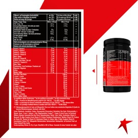 WORKOUT 7 | Pre Workout Ausdauer Booster | Sport Drink mit komplexen Kohlenhydraten, Mineralien, Aminosäuren, Vitaminen uvm. | 900g Pulver | Deutsche Herstellung | Wild Berry
