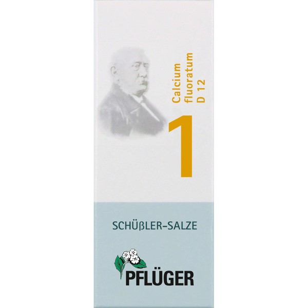 Pflüger Schüßler-Salz 1 Calcium fluoratum D12 Tabletten, 1000 pcs. Tablets
