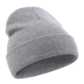 choshion 100% Cotton Baby Beanie Toddler Boys Girls Kids Winter Hat Knit Winter Warm Cap Newborn Infant Cuffed Caps, 0-8 Years Grey