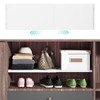 jkxoo Expandable Closet Tension Shelves Organizers, Heavy-Duty Metal Tension Shelf,