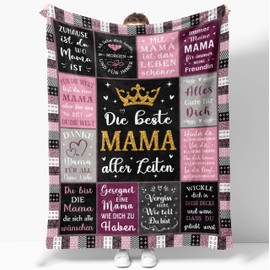 JOSOSO Gifts for Mum, Mum Gift, Gift Mum Birthday, Best Mum Gift, Mother's Day Gift, Mother's Day Gift, Special Gifts Mum Blanket 150 x 130 cm