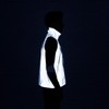 LZLRUN Reflective Vest Jacket Casual Hiphop Windbreaker Night Sporting Coat