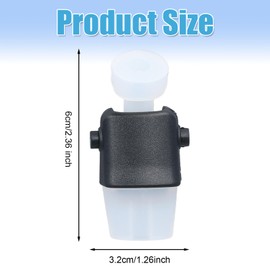 NQEUEPN 2 Pack Spout Replacement for Contigo, Soft Silicone BPA Free Spout Lids Mouthpiece Bite Valve Parts with Screwdriver for Contigo Aubrey Kids Water Bottle 14 oz and 20 oz (Bottle not Include)