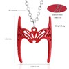 Sphers Necklace Women Red Crown Pendant Necklace