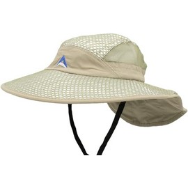 Alchemi Labs Clearwater Sun Hat with Neck Cape and Radiant Barrier   One Size Fits Most