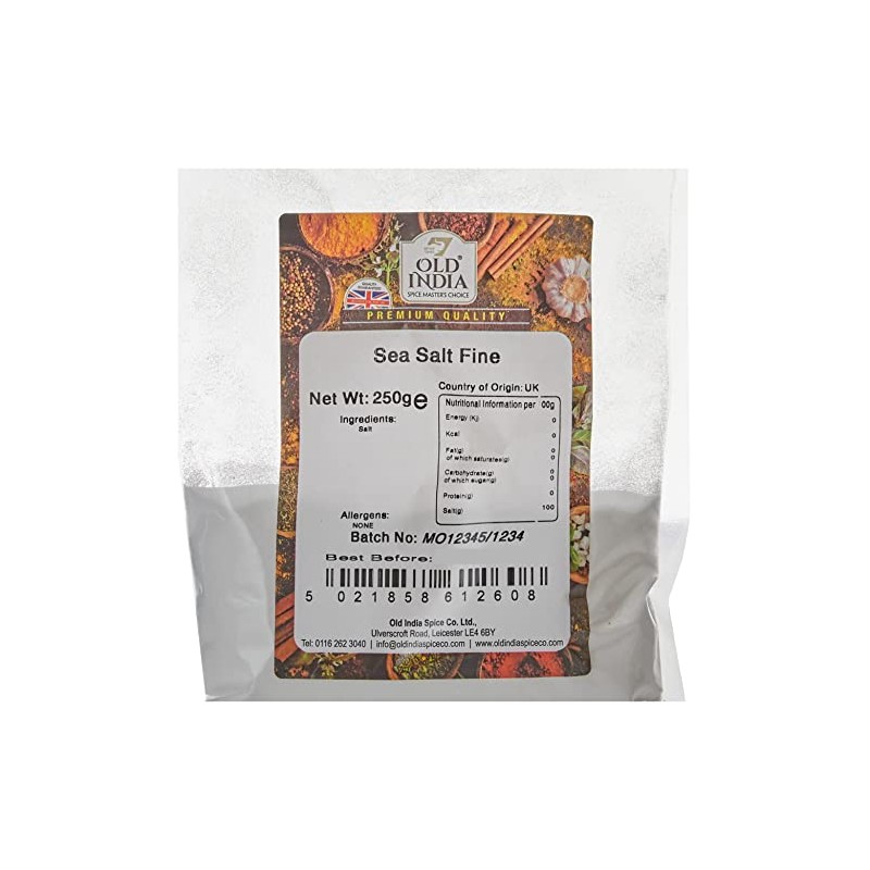 Old India Sea Salt Fine 250g