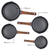 Vinchef Nonstick Frying Pan Anti Scratch,9.5 Inch Skillet Cast Aluminum