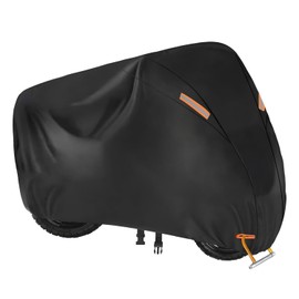HEOMAITO Cover for Motorcycle, Motorcycle, Winterproof, 210D Oxford Fabric, 265 x 125 x 105 cm