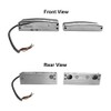 Visionis VIS-DP105GD-FSA-LED Electric Drop Bolt Lock 1700lbs for Full Glass