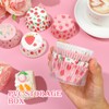 Glavatrix Cupcake Liners for Baking, 100Pcs Strawberry Cupcake Liners Standard