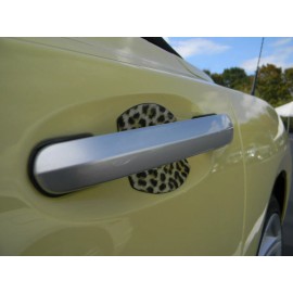 Cupeez for Cars LEOPARD PRINT AUTO ACCESSORY CAR DOOR HANDLE SCRATCH GUARD COVER FIT ALL NEW 4PK