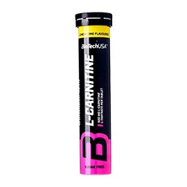 Biotech USA Effervescent L-Carnitine 500 mg Lemon Lime 20 Tablets