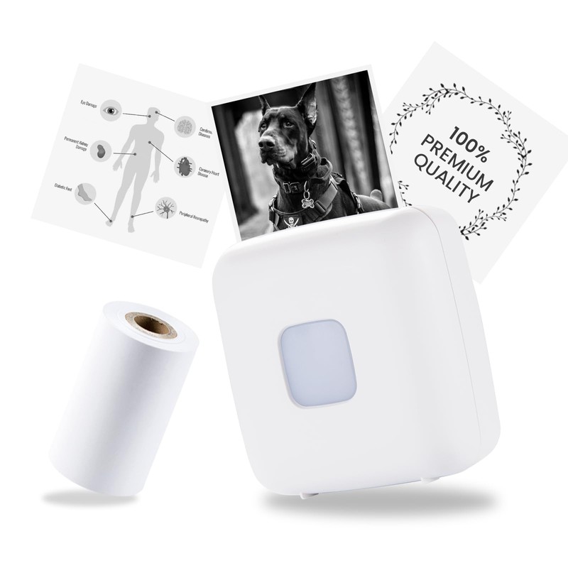 LFPERT LFPERT Sticker Printer, TP6 Print Pods Mini Printer, Portable