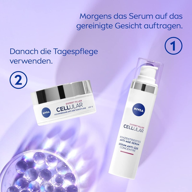 NIVEA Hyaluronic Acid Cellular Filler Anti-Age Day & Night Serum