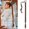 Sofeiyan Braid Extensions Ponytail Extension with Scrunchie 86 cm Long
