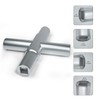 Sdstone Water Key Tool 4 Way Sillcock Key with 4