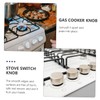 SUPVOX 5Pcs Gas Stove Knobs Replacement Durable Stove Control Dials
