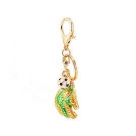 ARFUKA Keyring Football Gloves Car Key Ring Christmas Birthday Gift for Men and Women, multicoloured